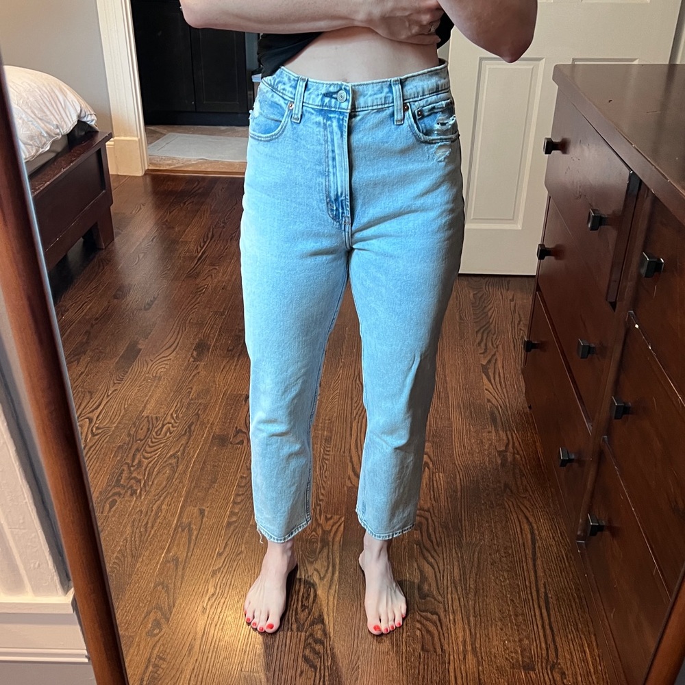Abercrombie & Fitch Hi Waist Jeans 28/6
